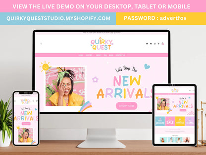 Colorful Shopify Theme - Advertfox