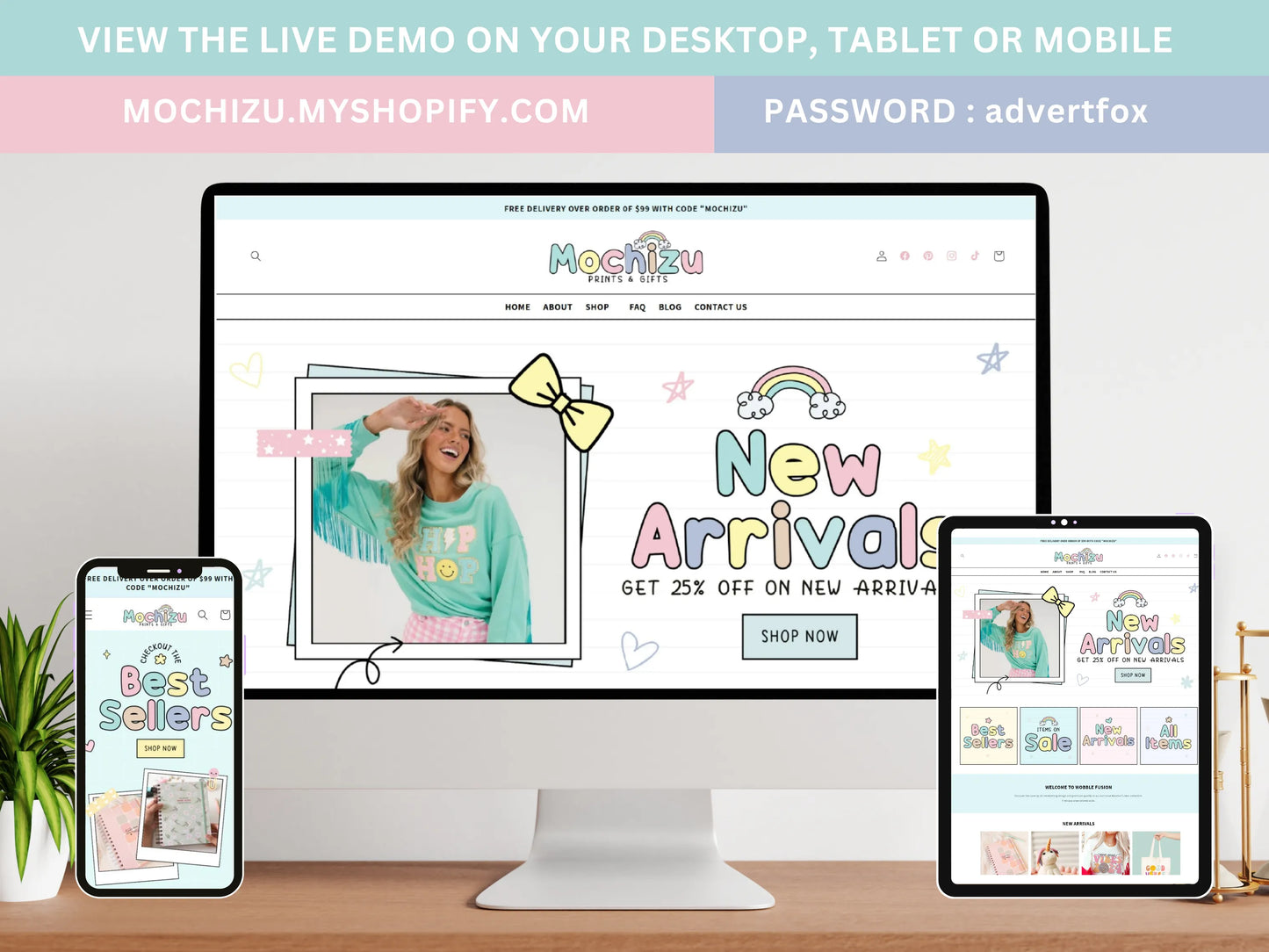 Pastel Shopify Theme - Advertfox