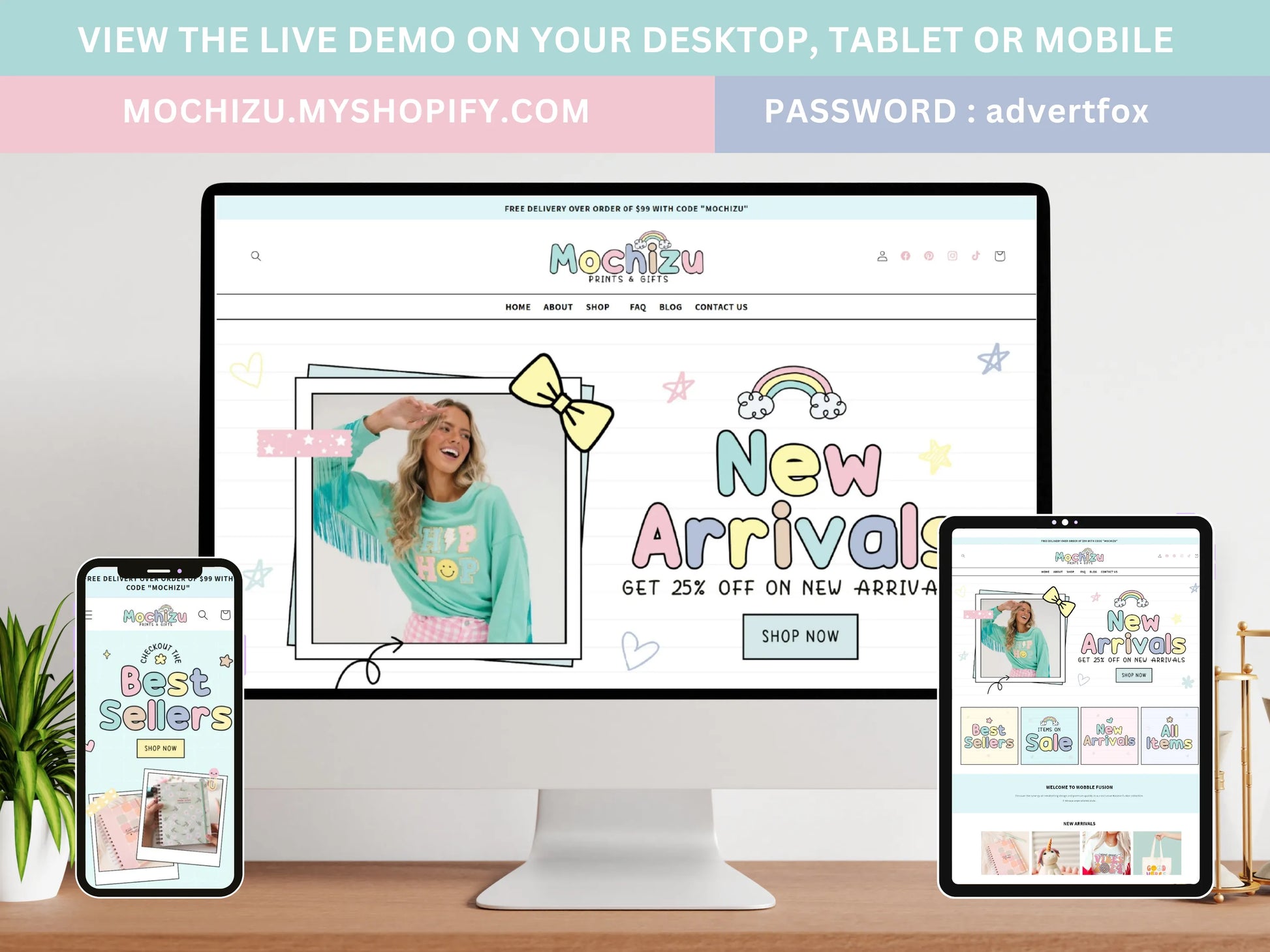 Pastel Shopify Theme - Advertfox