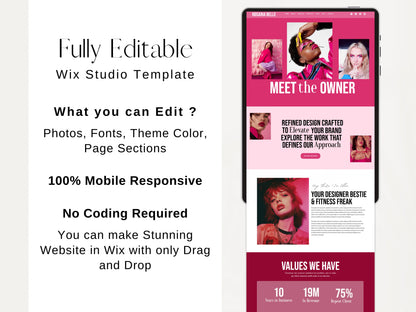 Luxury Wix Studio Website Template for Service Businesses - Advertfox