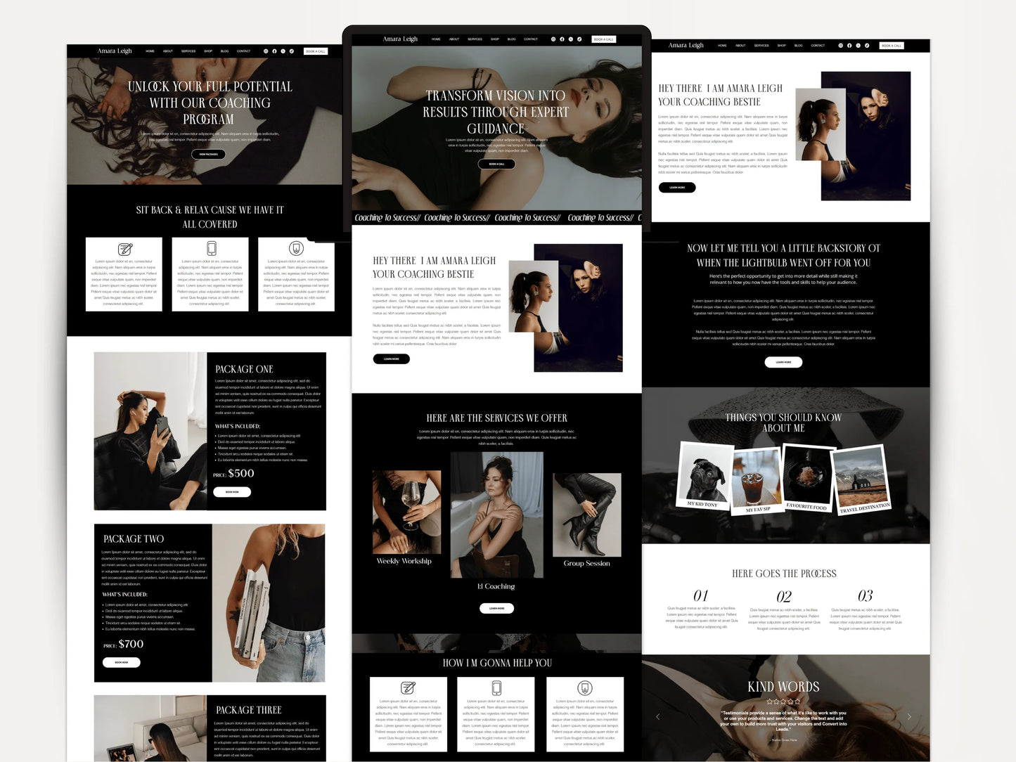 Professional Wix Website Template for Coaches & Consultants - Advertfox