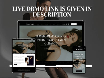Professional Wix Website Template for Coaches & Consultants - Advertfox