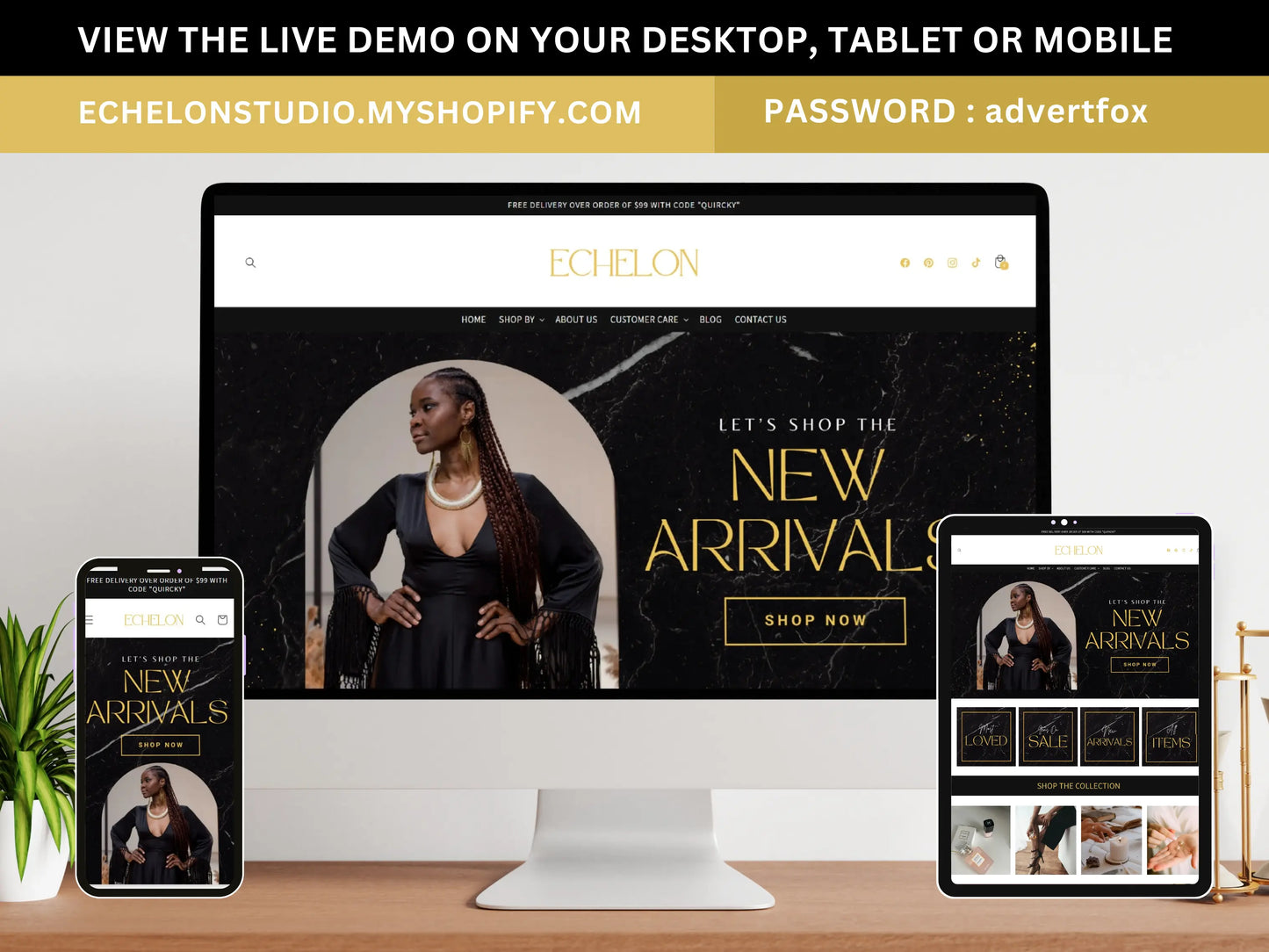Luxury Shopify Theme - Advertfox