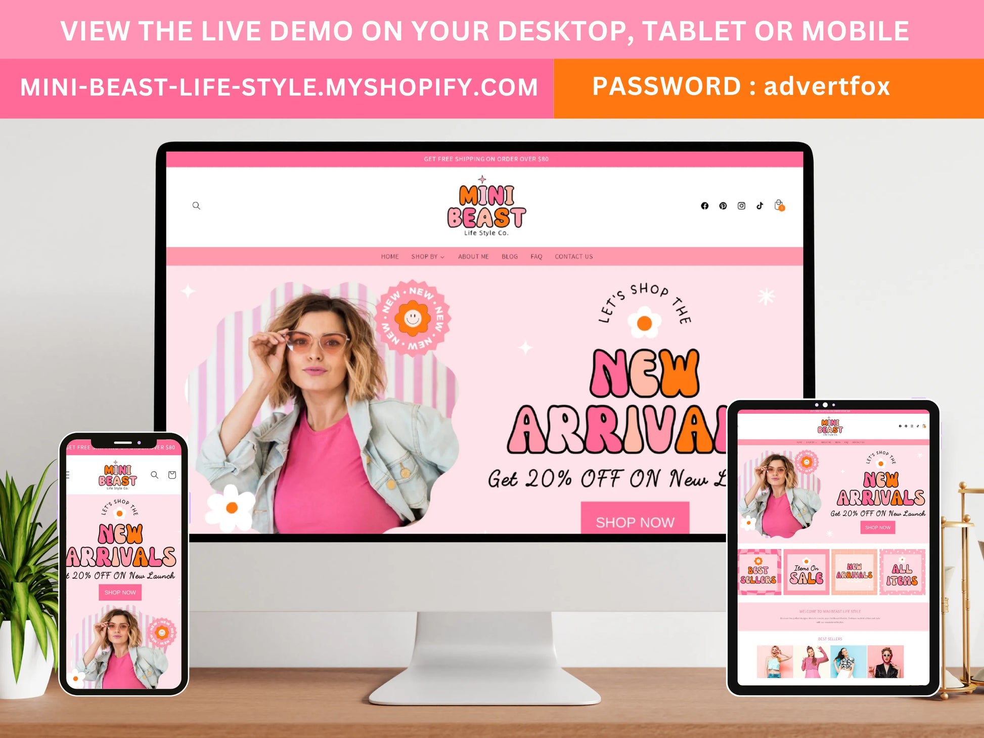 Retro Shopify Theme - Advertfox
