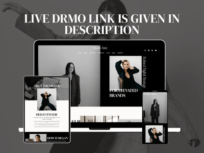 Elegant Wix Studio Website Template