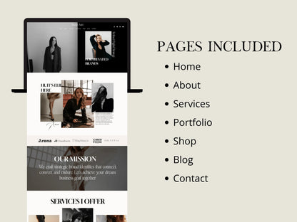 Luxury Wix Studio Website Template for Consultancy & Creatives - Advertfox