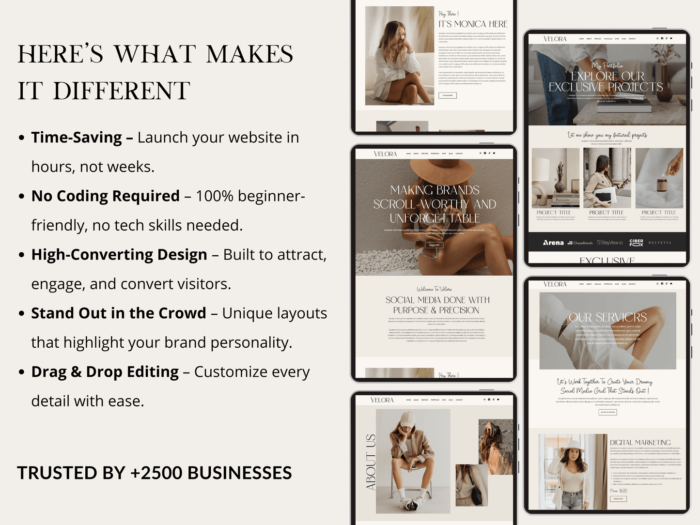 Modern Wix Studio Website Template