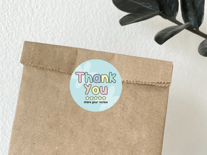 Pastel Packaging Sticker Template - Advertfox