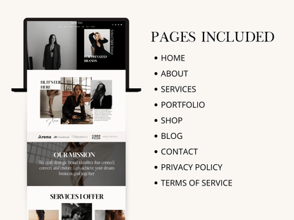 Elegant Wix Studio Website Template