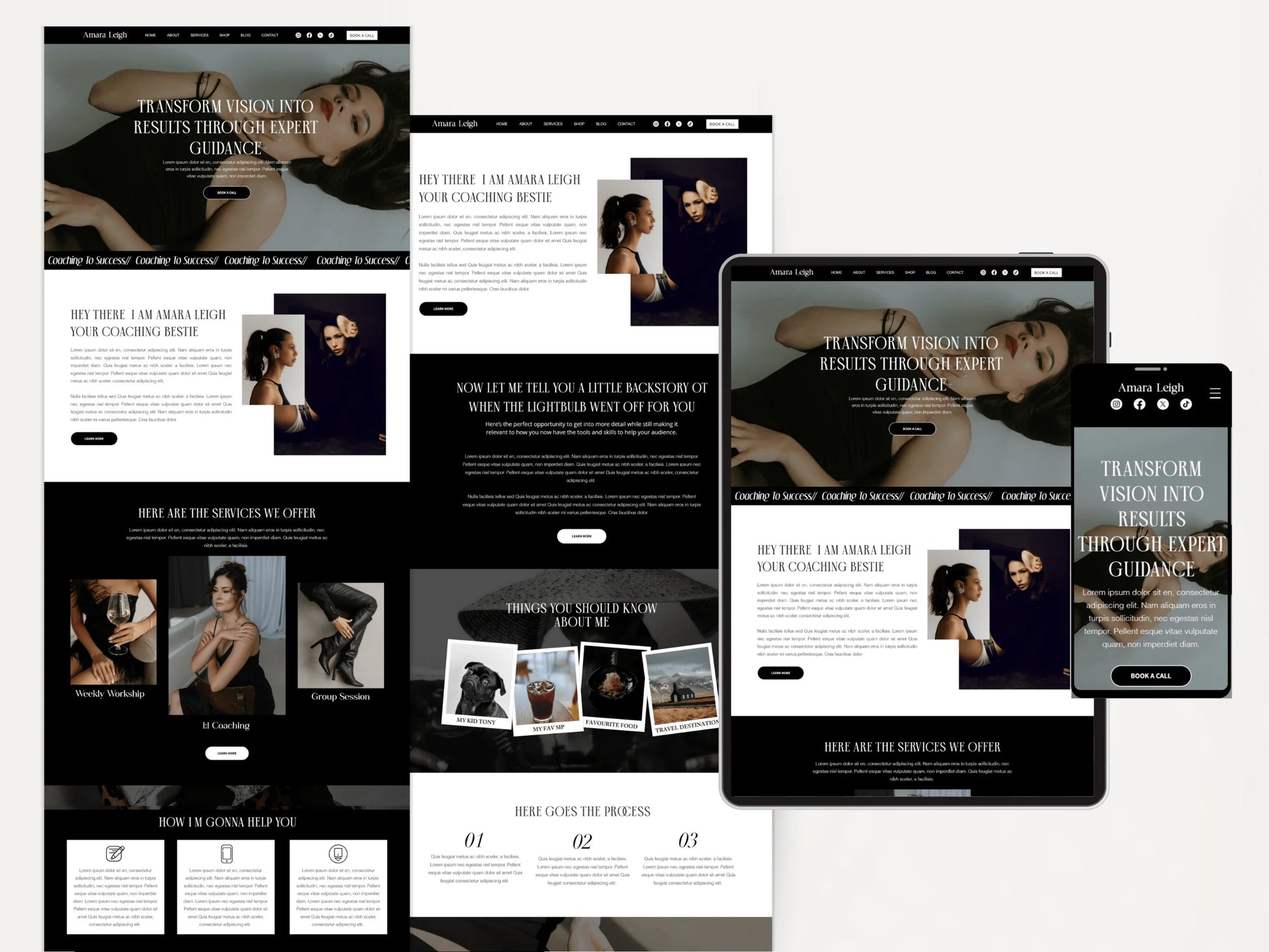 Professional Wix Website Template for Coaches & Consultants - Advertfox