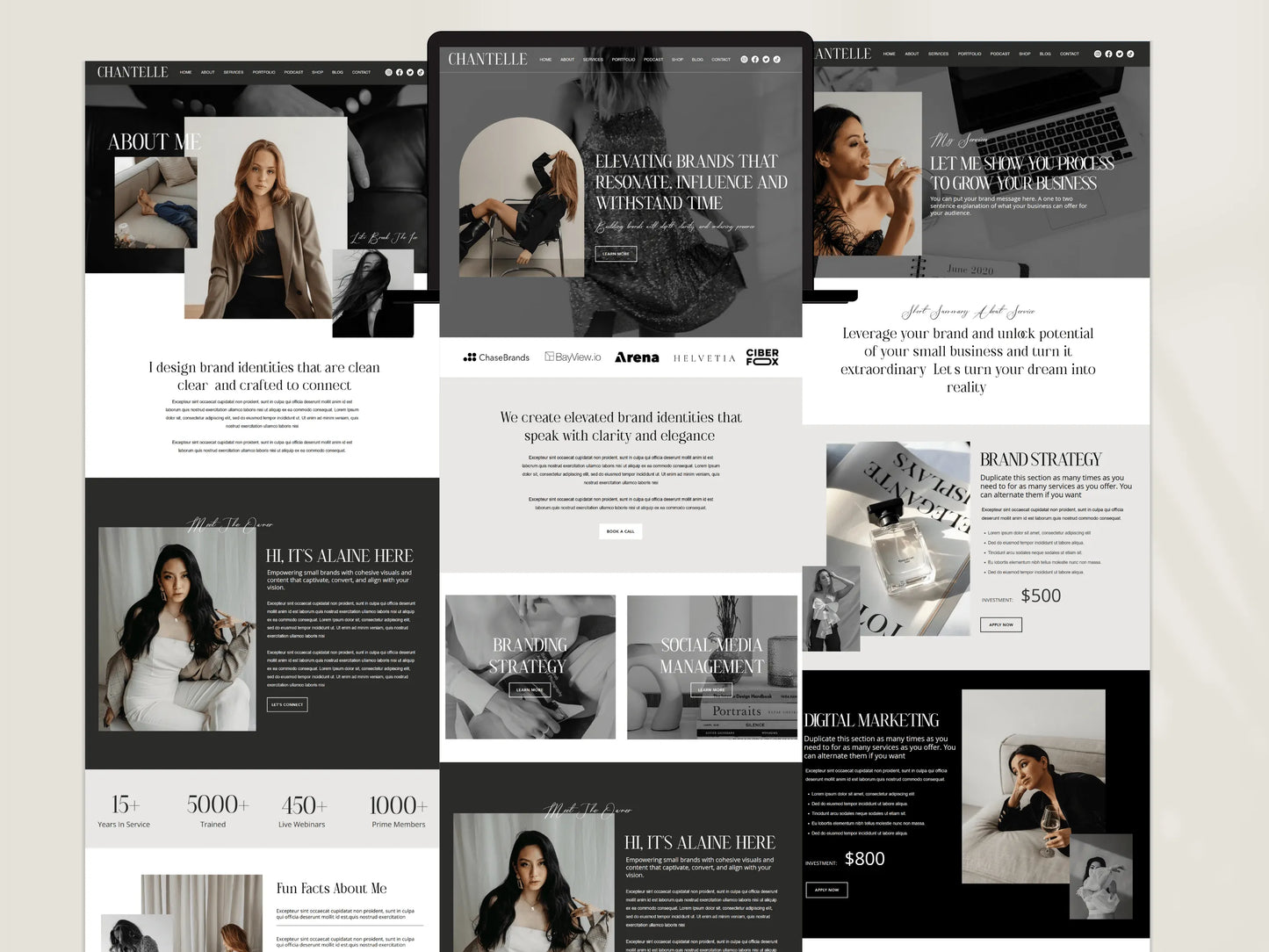 Elegant Wix Website Template for Creative Agencies - Advertfox