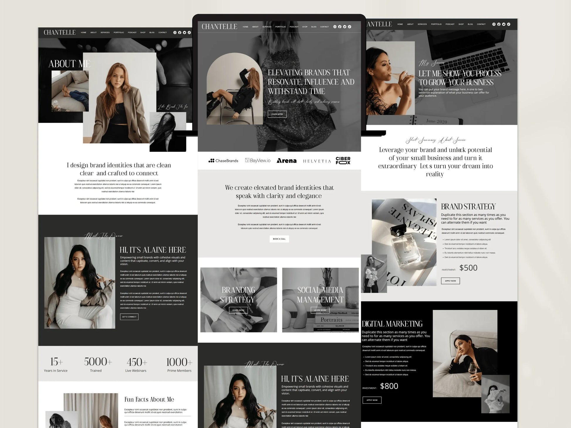 Elegant Wix Website Template for Creative Agencies - Advertfox
