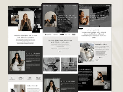 Elegant Wix Website Template for Creative Agencies - Advertfox