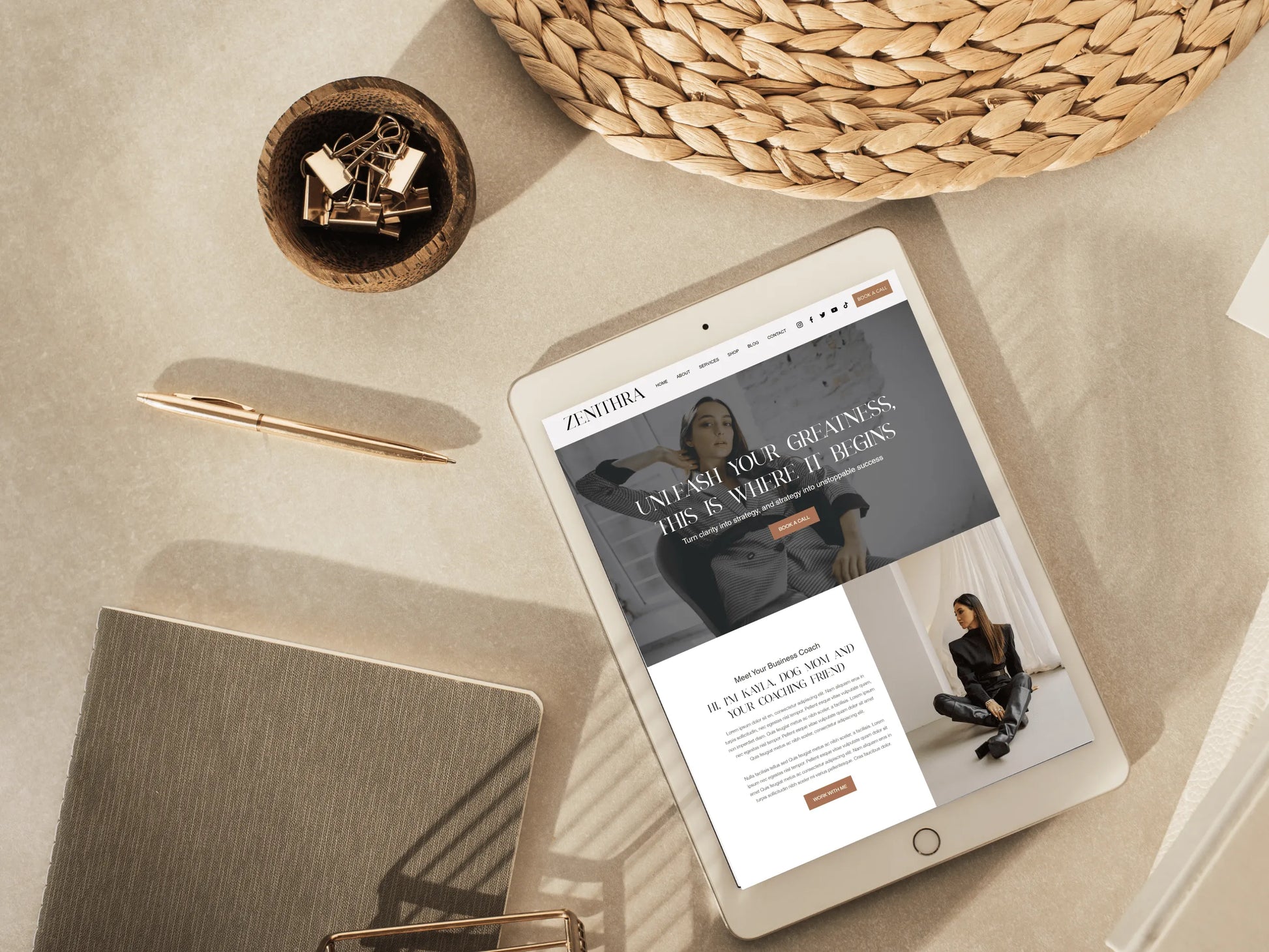 Modern Wix Website Template for Coaches & Agencies - Advertfox