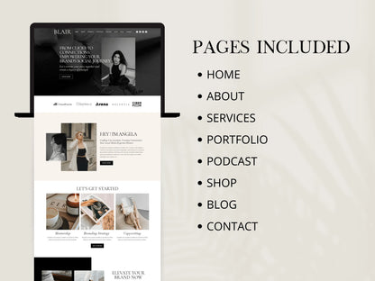 Bold Wix Website Template for Creatives & Brand Manager - Advertfox