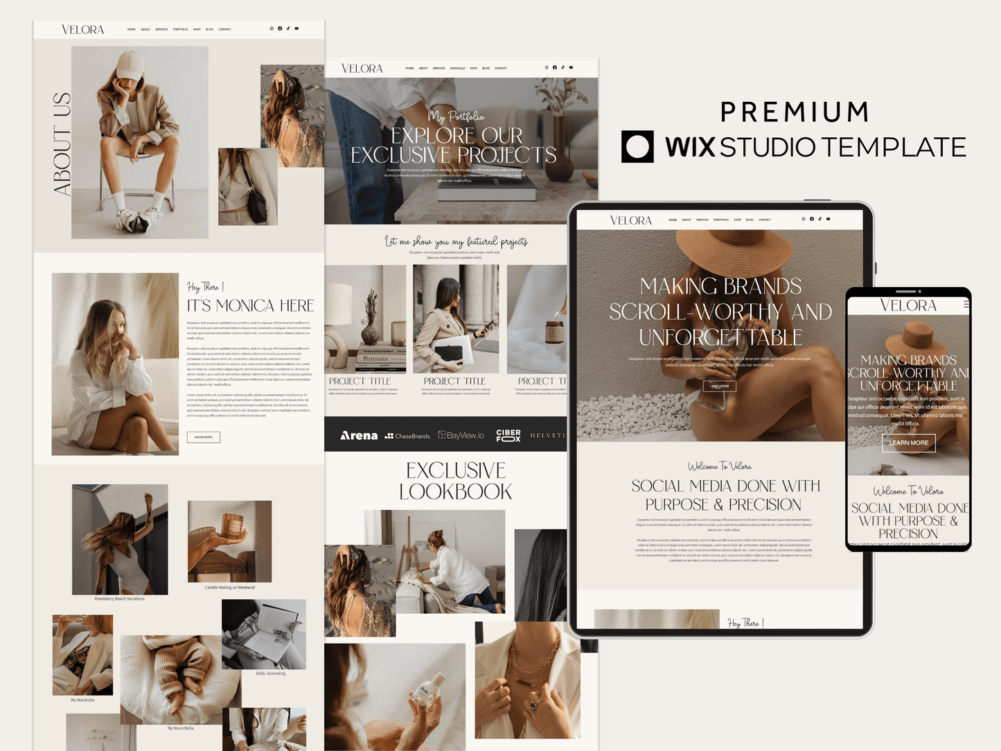 Modern Wix Studio Website Template