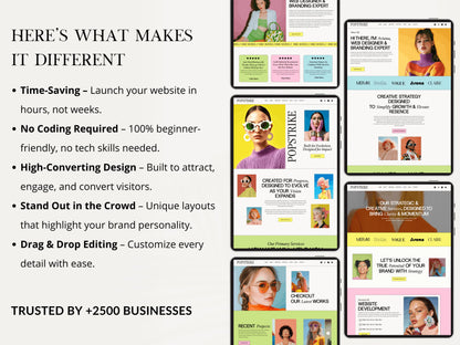 Modern Colorful Wix Studio Website Template for Creative Agency - Advertfox