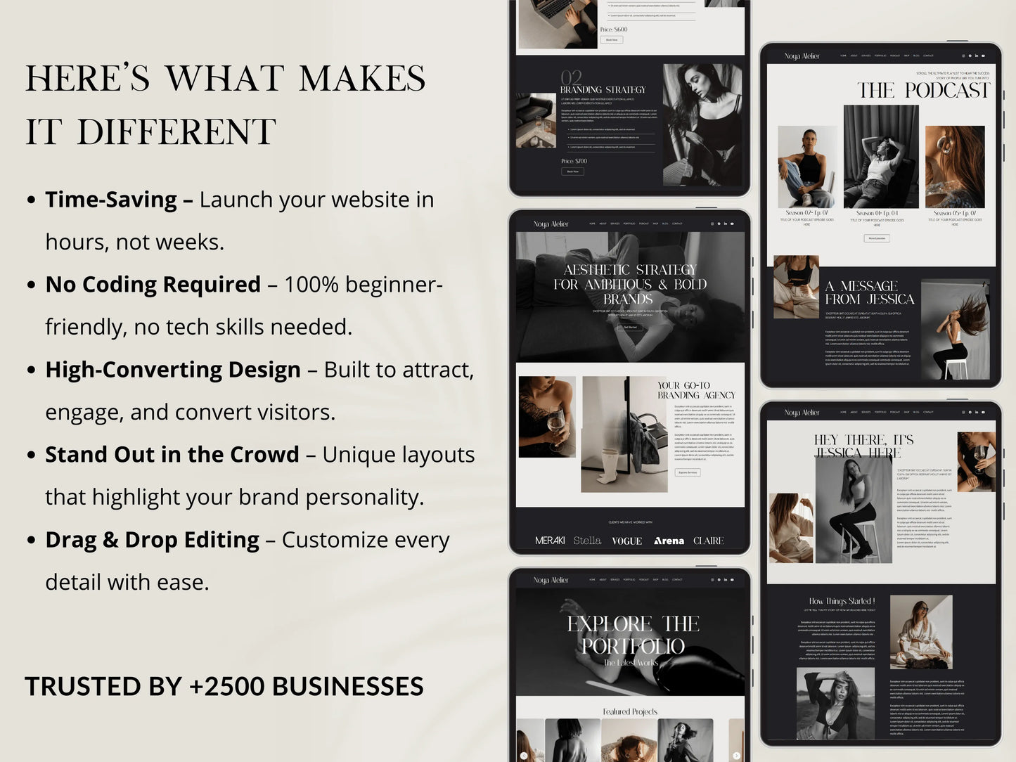 Premium Wix Studio Website Template for Creative Agency - Advertfox