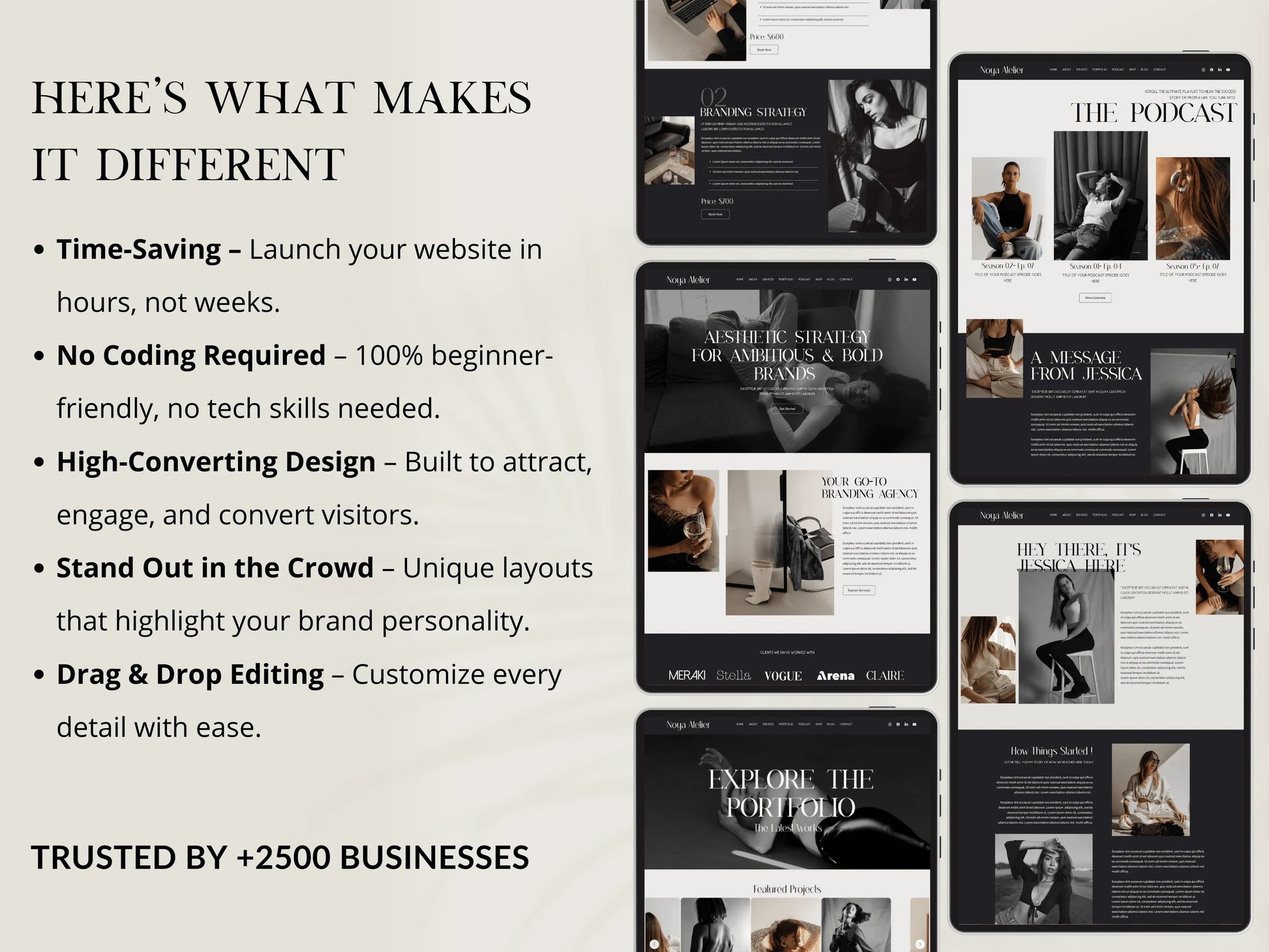 Premium Wix Studio Website Template for Creative Agency - Advertfox