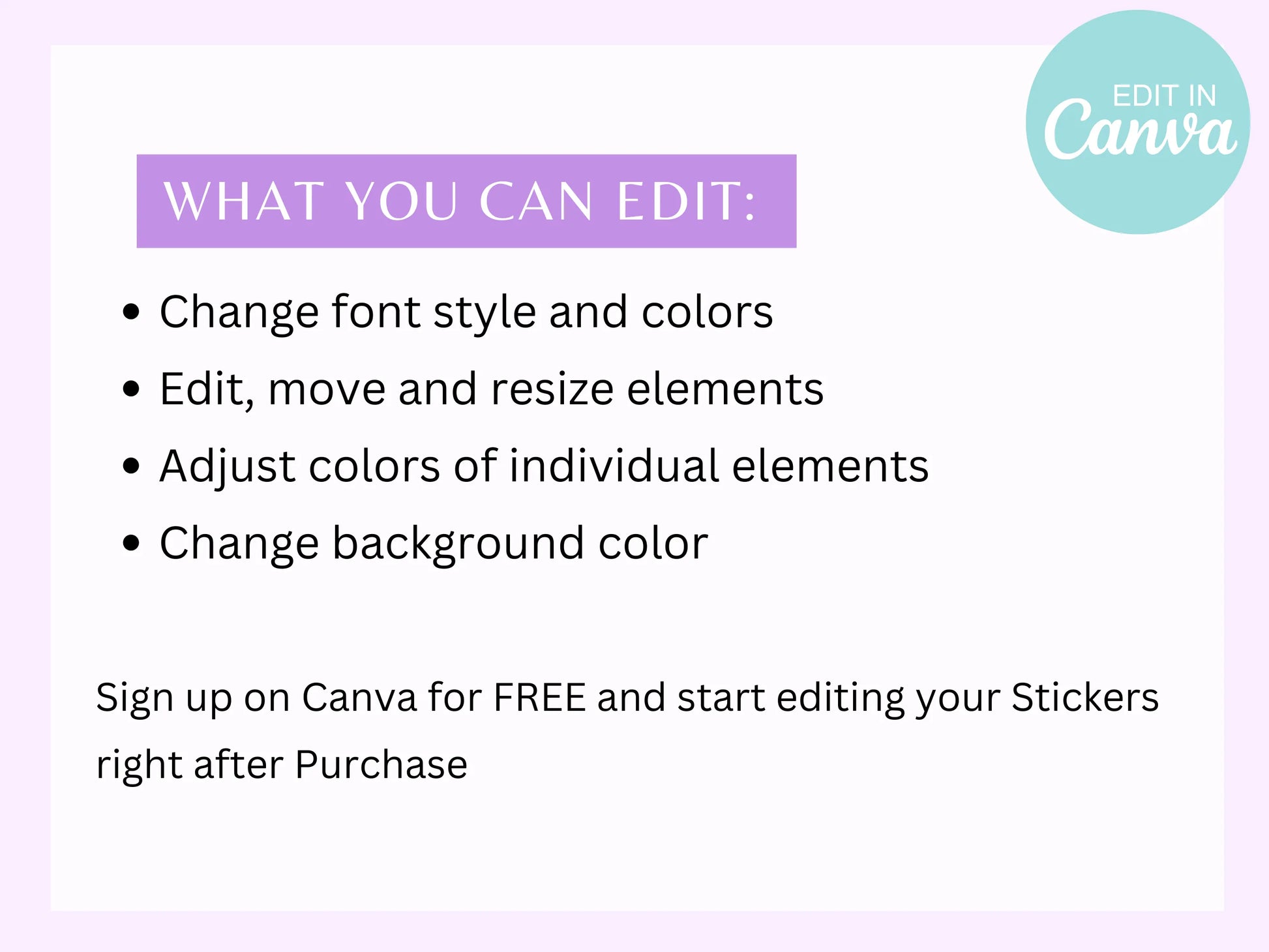 Purple Packaging Sticker Template - Advertfox