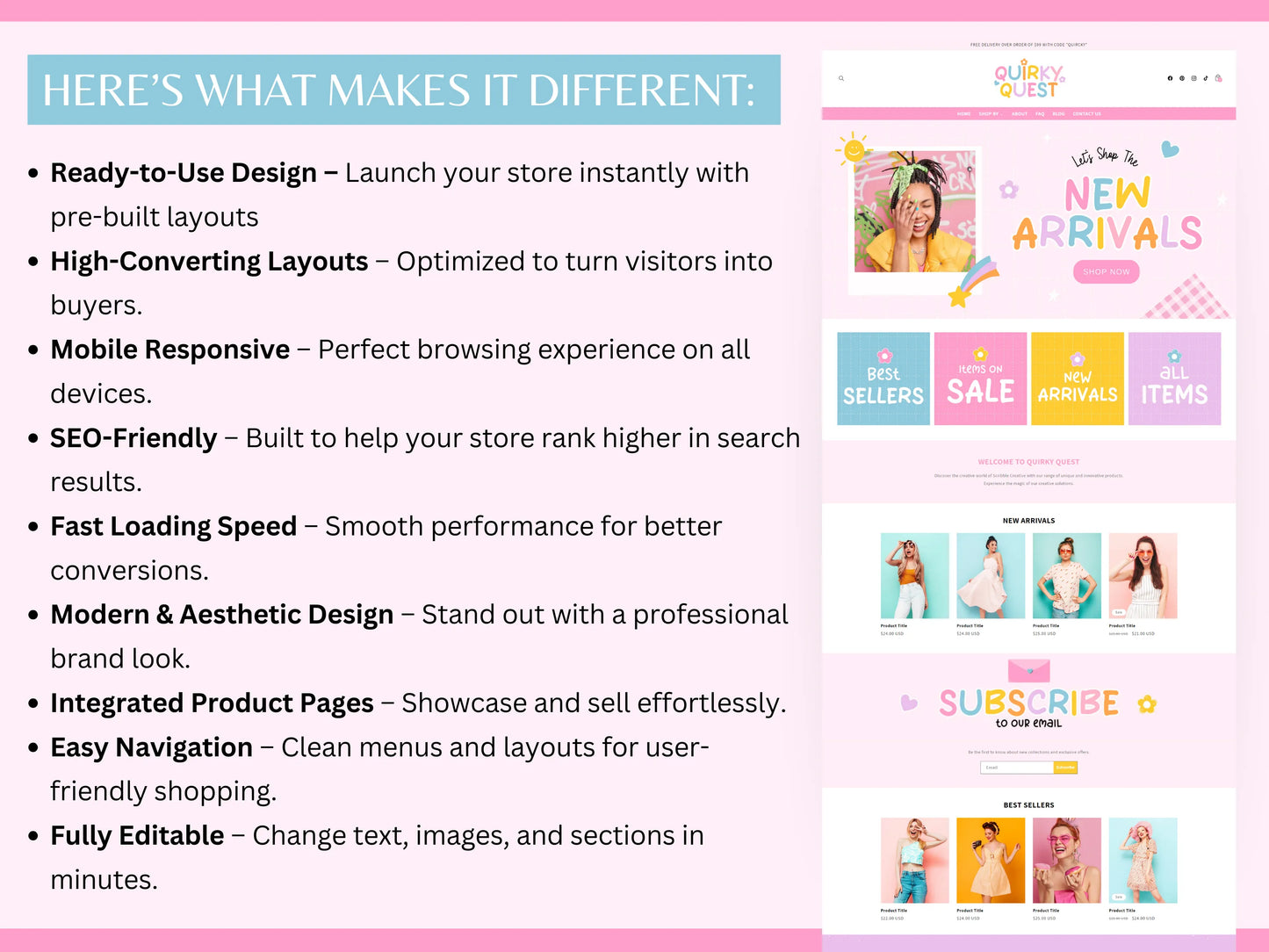 Colorful Shopify Theme - Advertfox