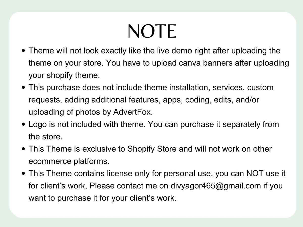 Retro Shopify Theme - Advertfox