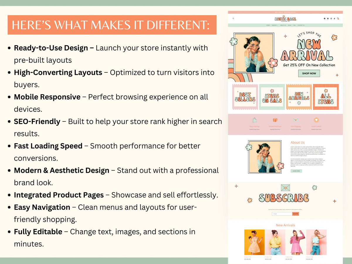 Retro Shopify Theme - Advertfox