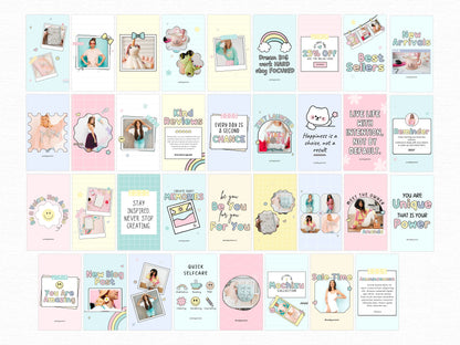 Pastel Instagram Template Bundle - Advertfox