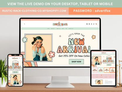Retro Shopify Theme - Advertfox