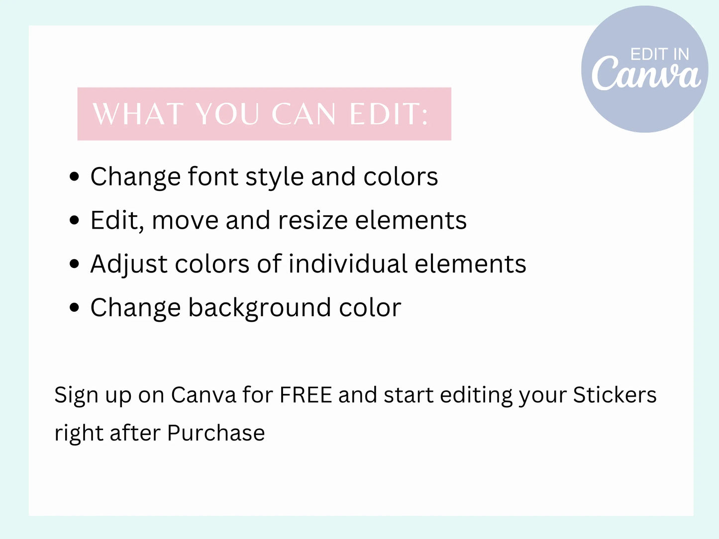 Pastel Packaging Sticker Template - Advertfox
