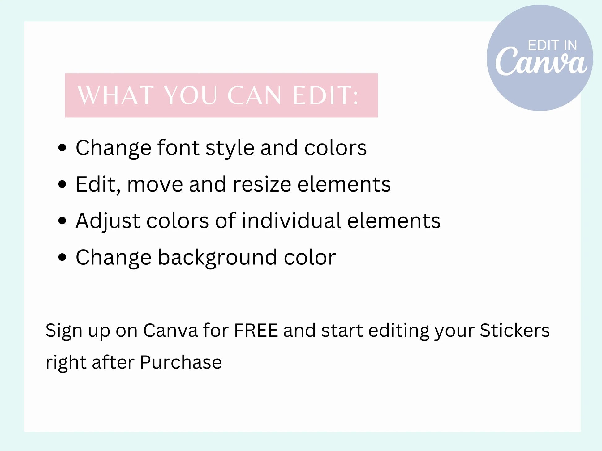 Pastel Packaging Sticker Template - Advertfox