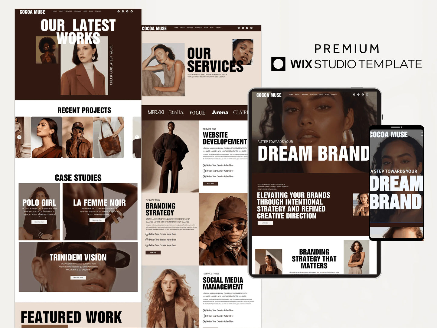 Premium Wix Studio Website Templates for Modern Brands - Advertfox