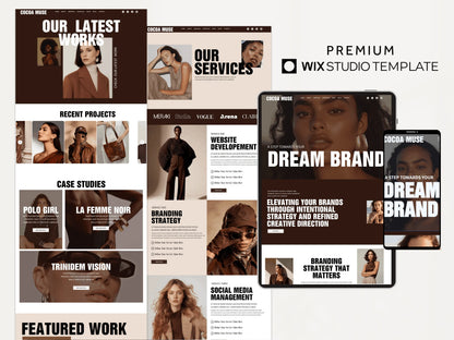 Premium Wix Studio Website Templates for Modern Brands - Advertfox
