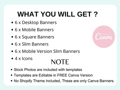 Pastel Shopify Store Banners - Advertfox