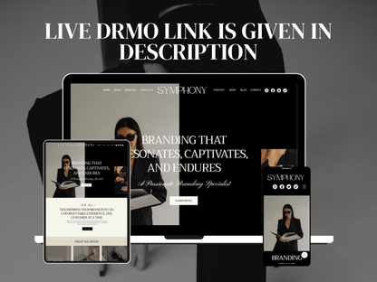 Luxury Wix Website For Brand Manager - Advertfox