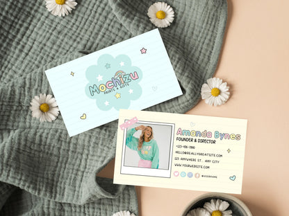 Pastel Business Card Template - Advertfox
