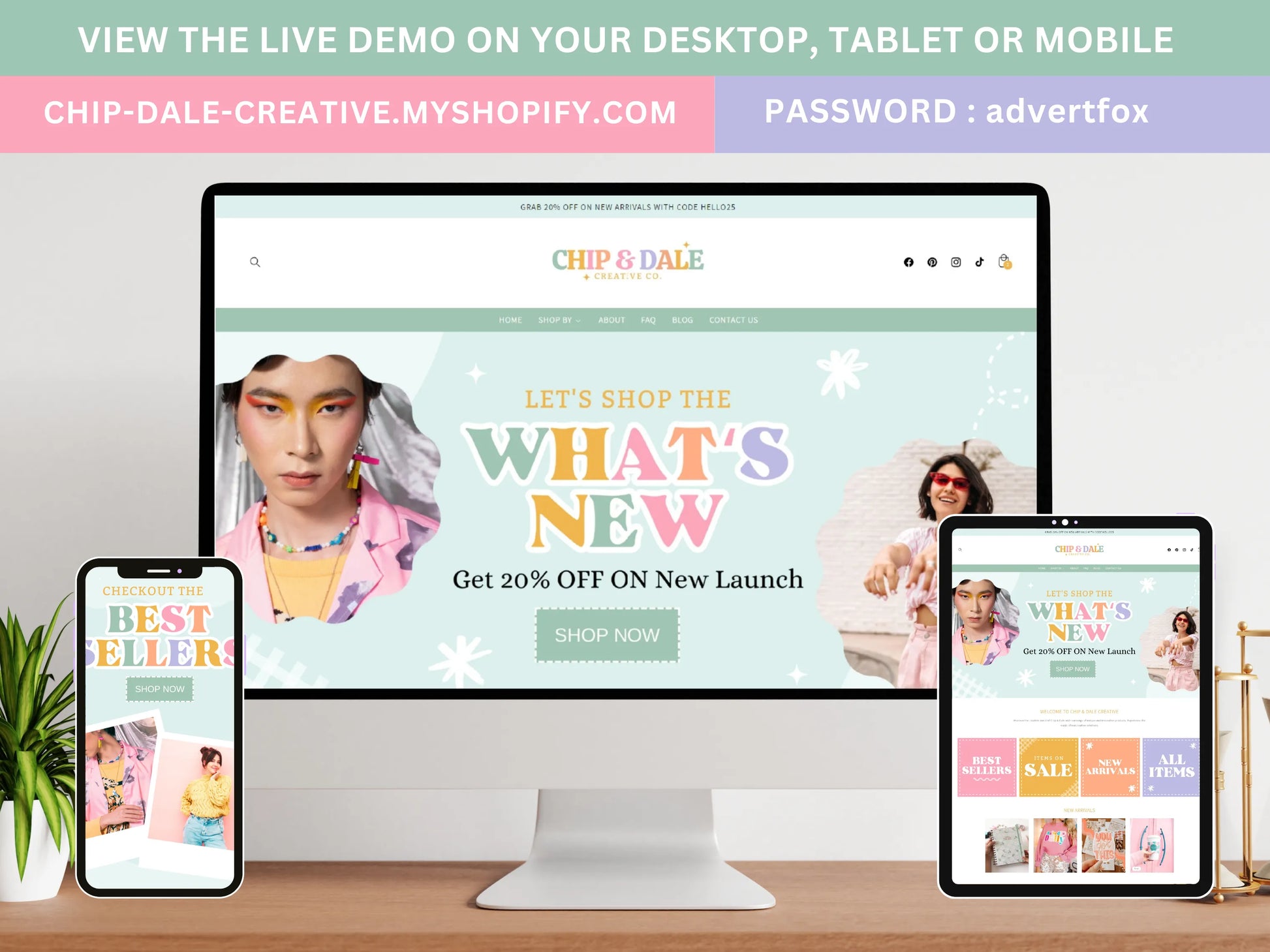 Pastel Shopify Theme - Advertfox