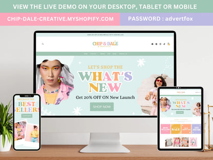 Pastel Shopify Theme - Advertfox