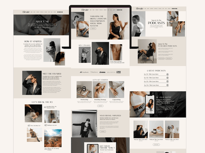 Premium Wix Website Template - Advertfox