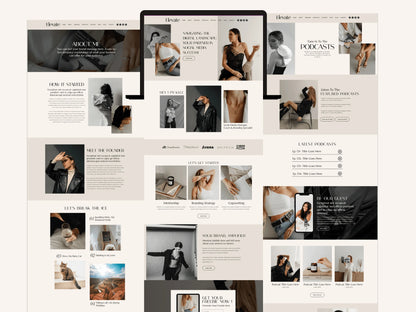 Premium Wix Website Template for Brand Agency