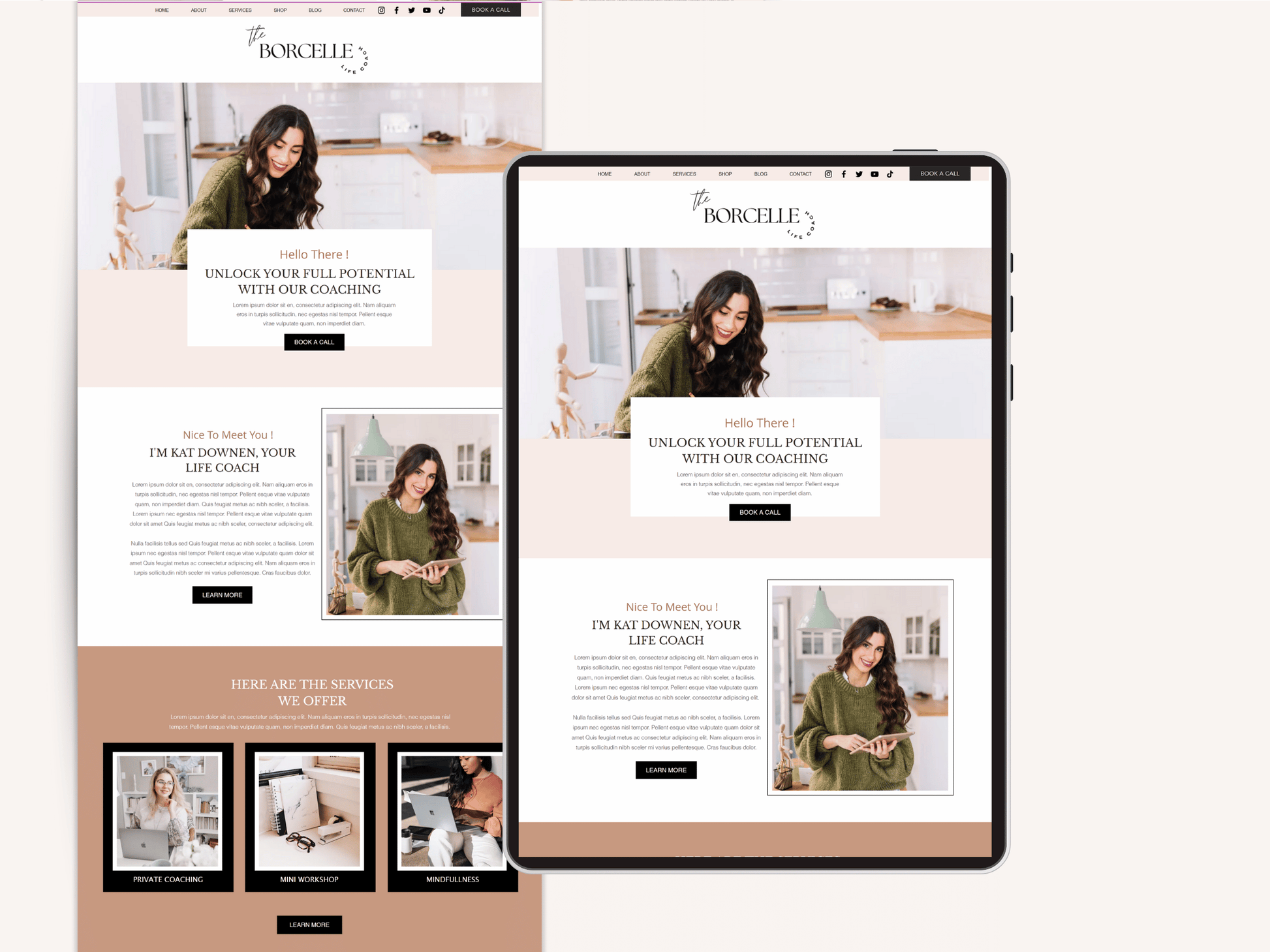 Wix Website Template For Business & Life Coaches - Advertfox