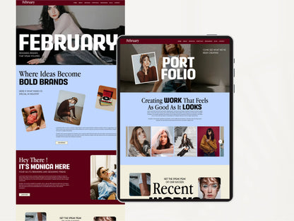 Bold Wix Studio Website Template for Brand Agency
