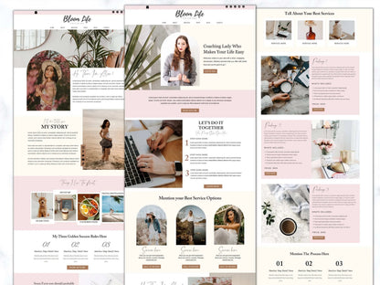 Wix Website Template for Life Coaches - Advertfox