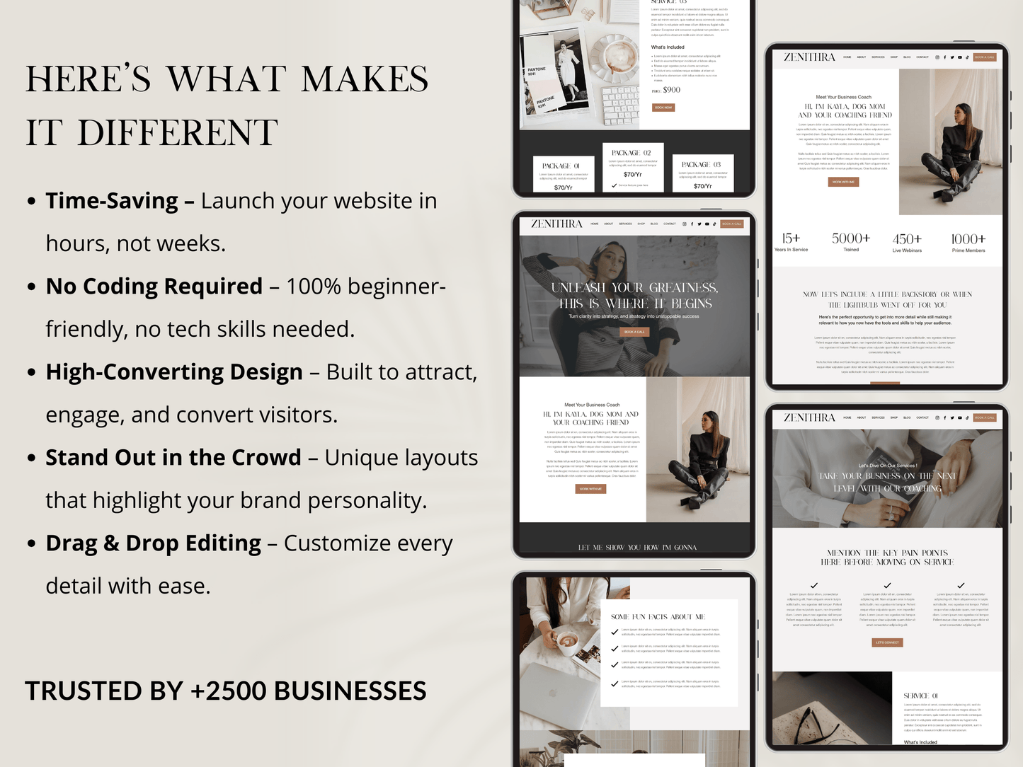 Coaching Wix Website Template